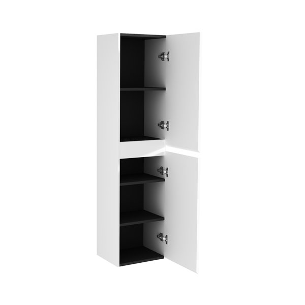 Orren Ellis Kizzie Solid Wood Wall Bathroom Cabinet & Reviews | Wayfair